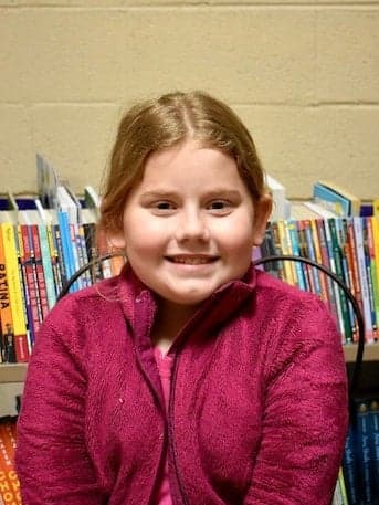 Maddilyn, niña apadrinada en los Estados Unidos