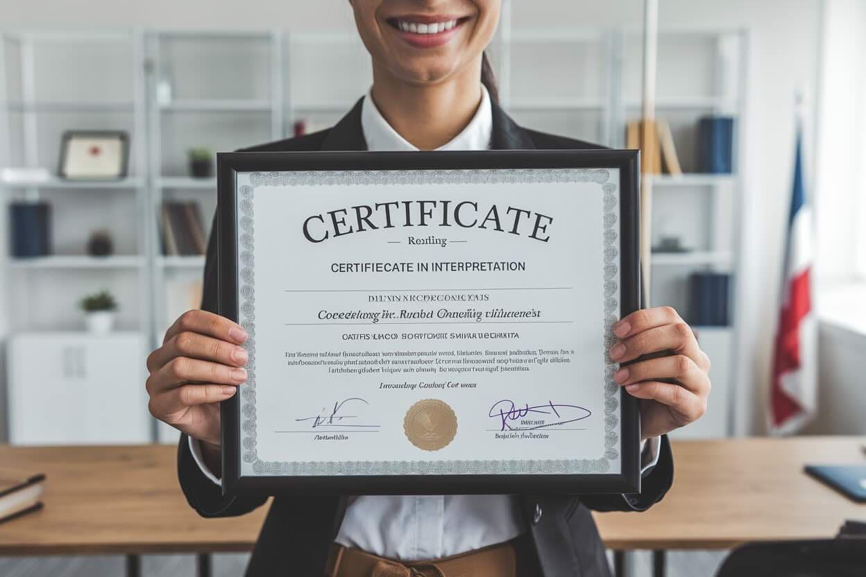 Primer plano de un intérprete profesional