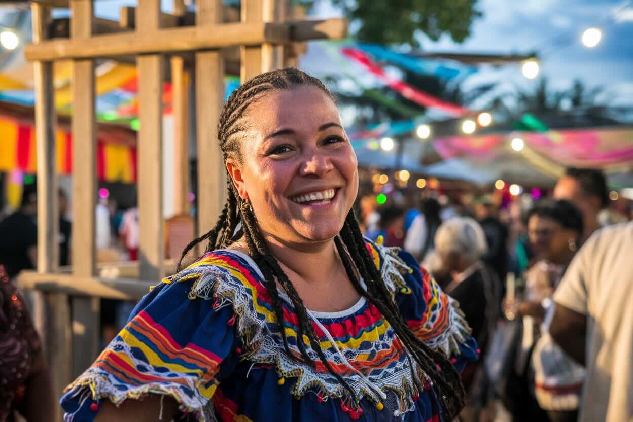 Hablante de criollo haitiano en conversación con un intérprete en Orlando