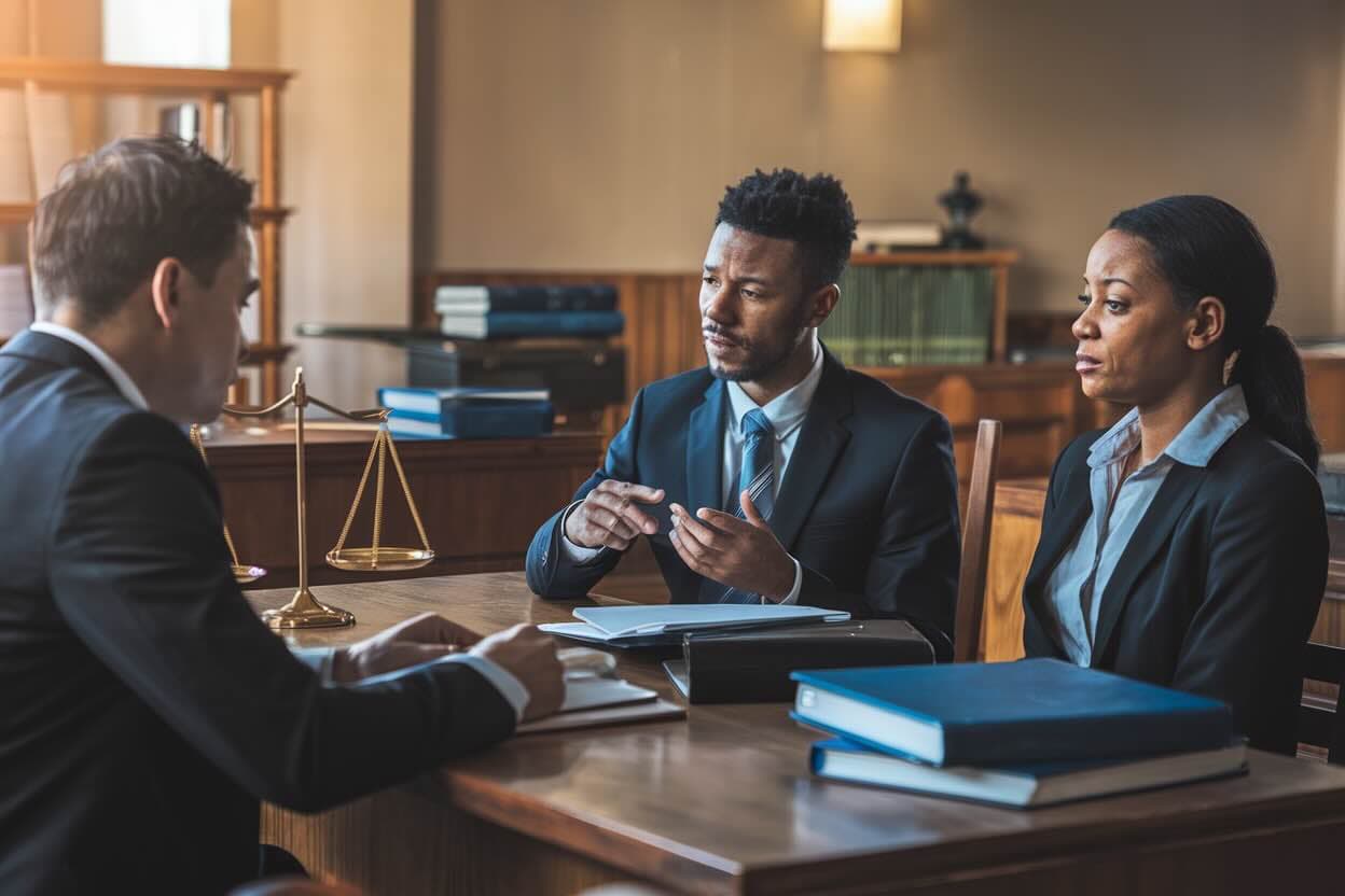 Intérprete trabajando en un despacho de abogados en Orlando