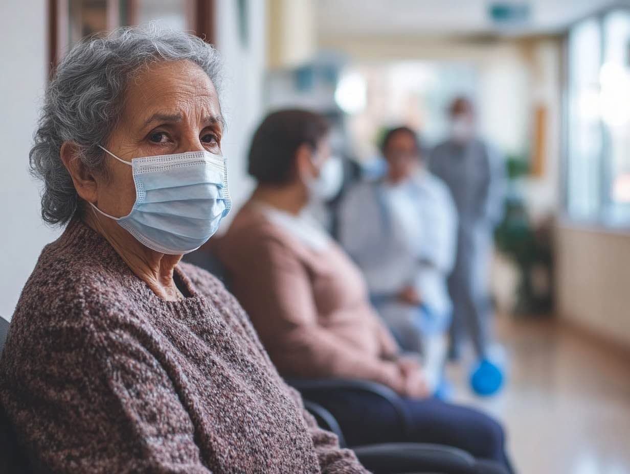 Intérprete médico con el paciente y el médico